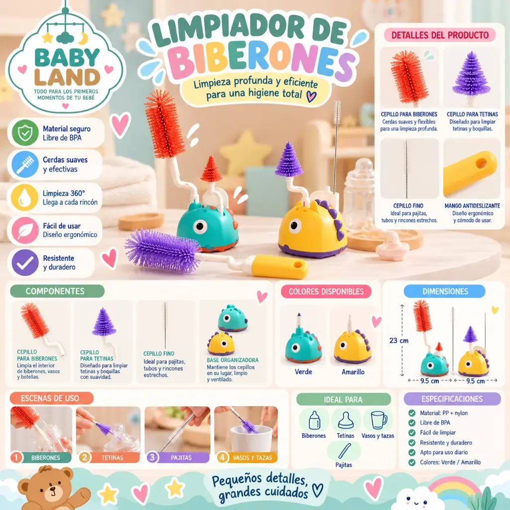 CEPILLO LIMPIADOR DE TETEROS