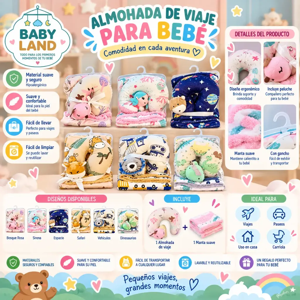 COBIJAS ESTAMPADAS CON CUELLERO
