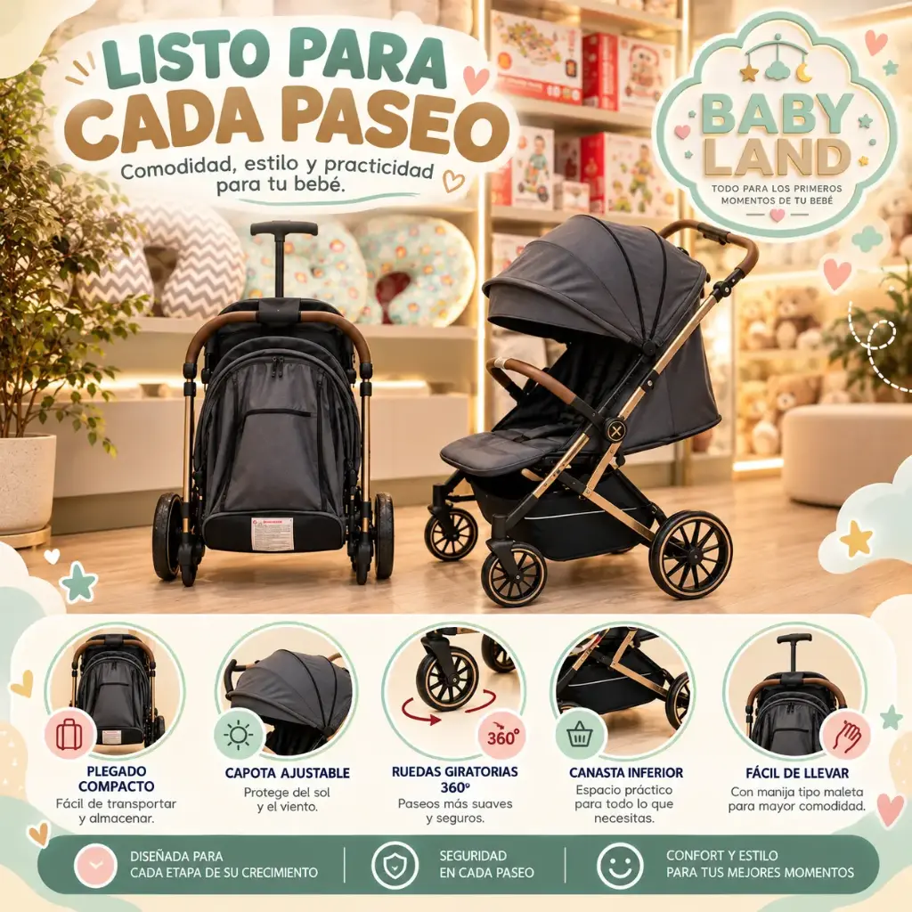 COCHE DE BEBE LUXURY