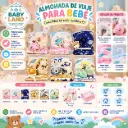 COBIJAS ESTAMPADAS CON CUELLERO