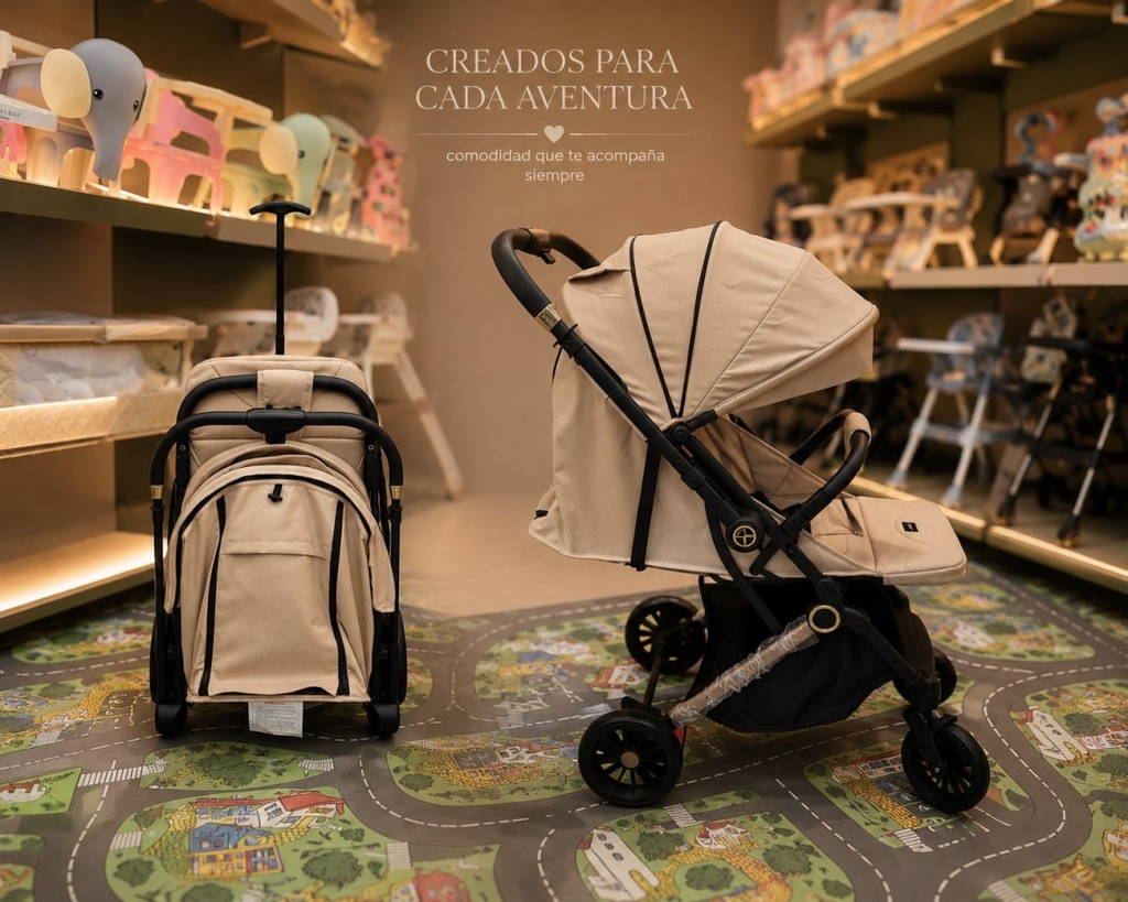 COCHE DE BEBE 2 EN 1