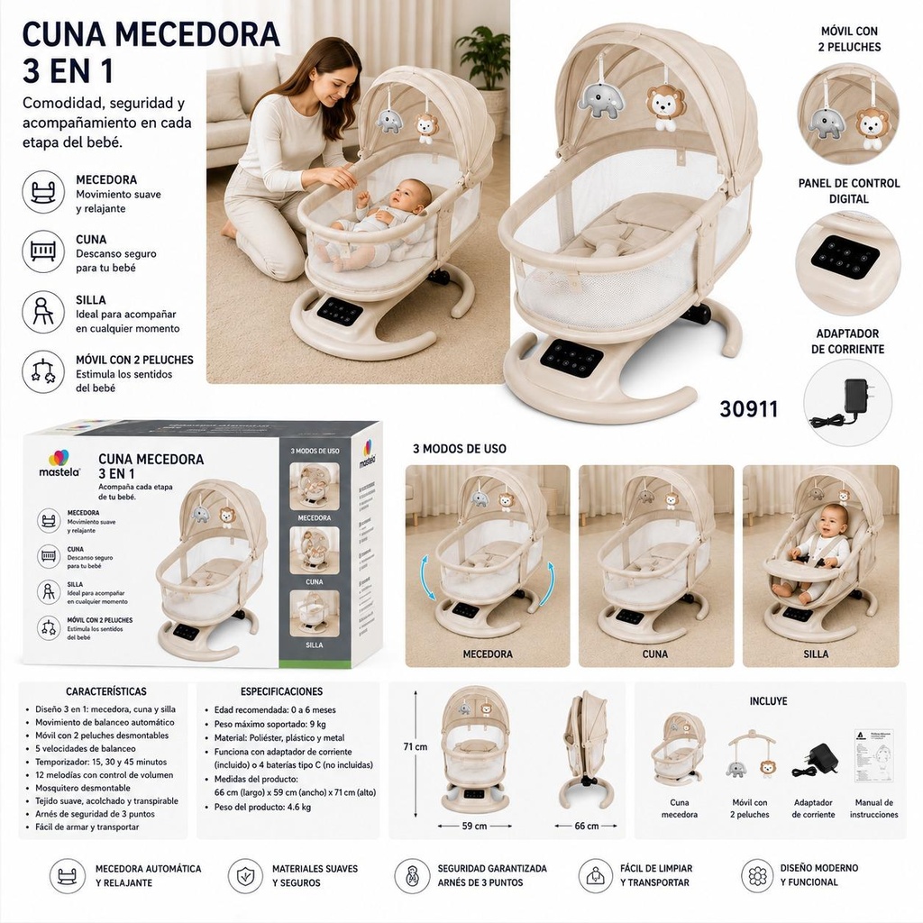 CUNA MESEADORA 3 EN 1