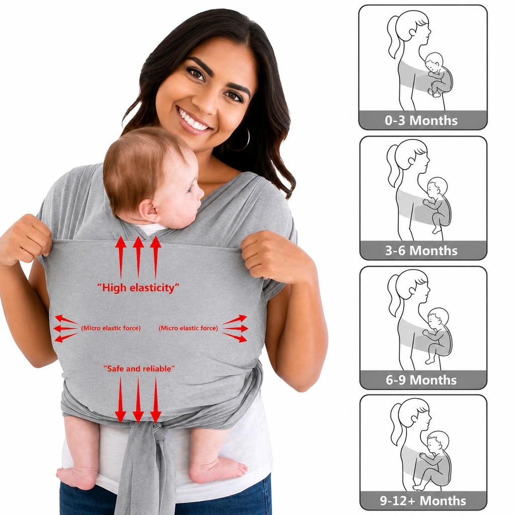 FULAR/CARGADOR DE BEBÉ