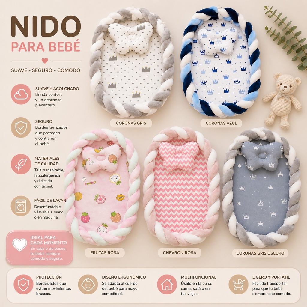 NIDO COLECHO BEBE